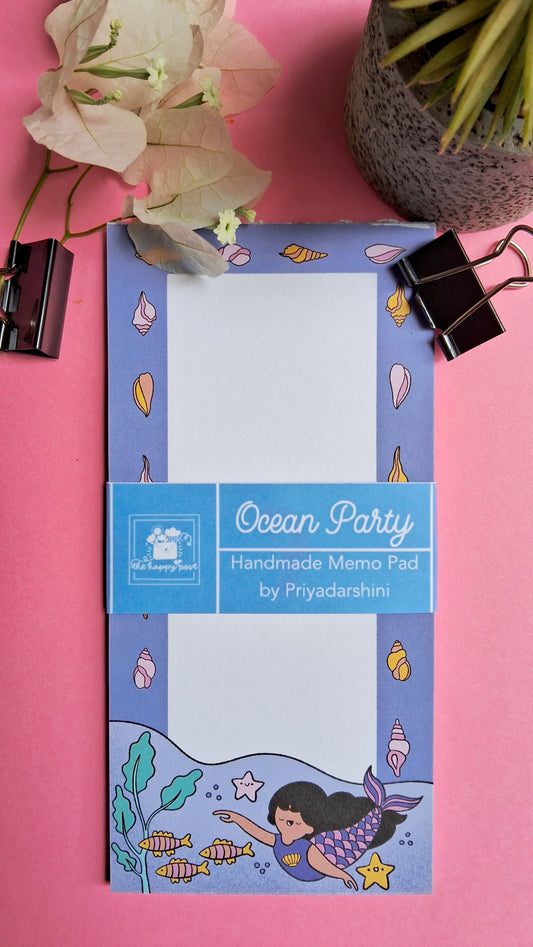 Ocean Party DL Memo Pad