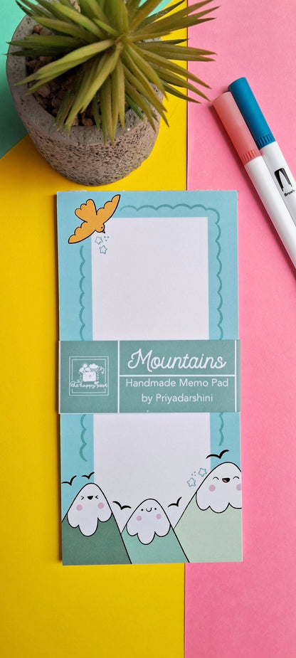 Mountains DL Memo Pad