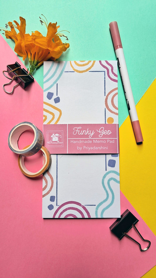 Funky Geo DL Memo Pad