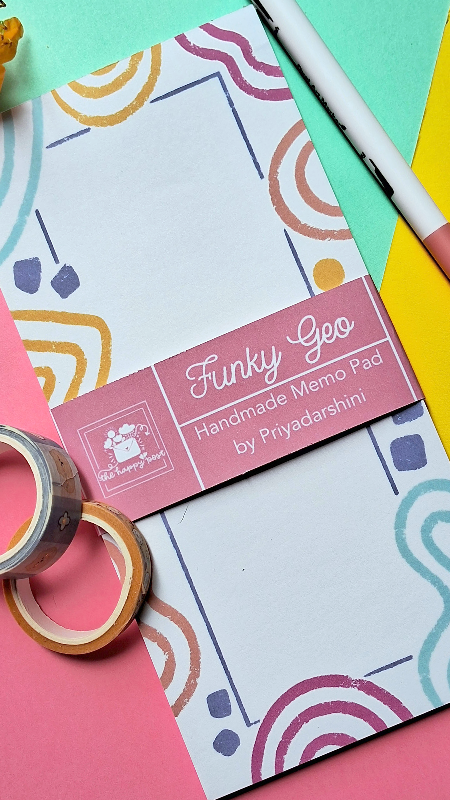 Funky Geo DL Memo Pad