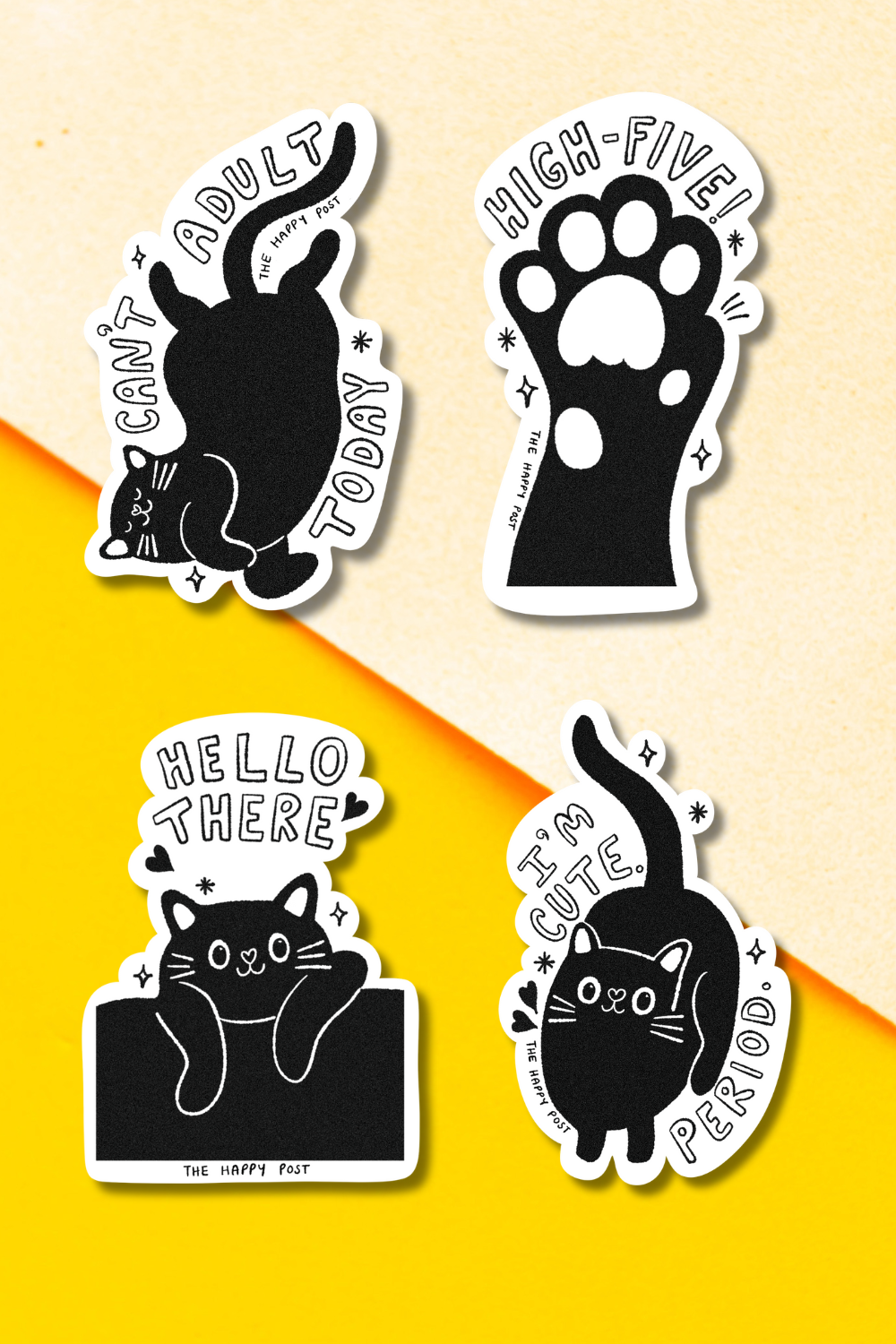 All Things Black Cats Sticker Pack