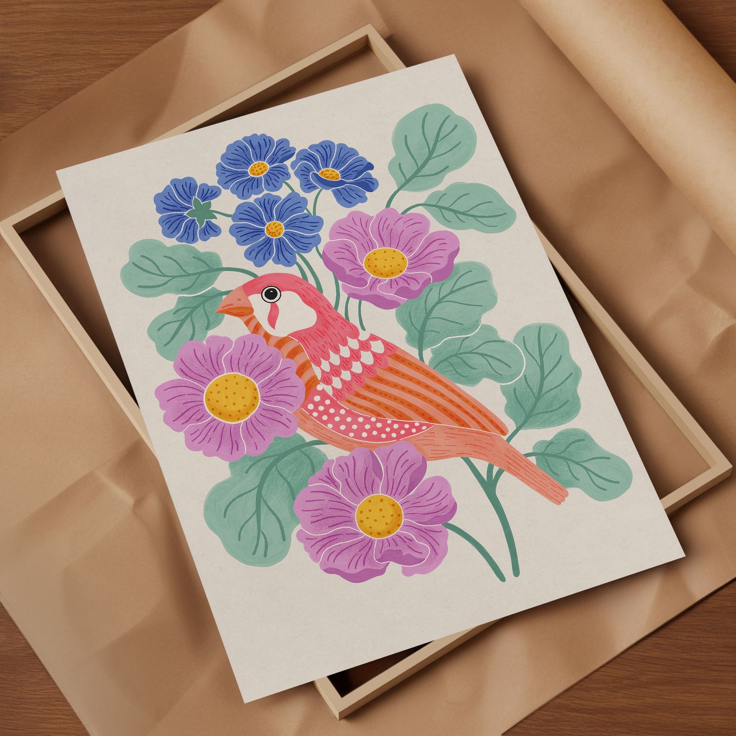 Finch Art Print