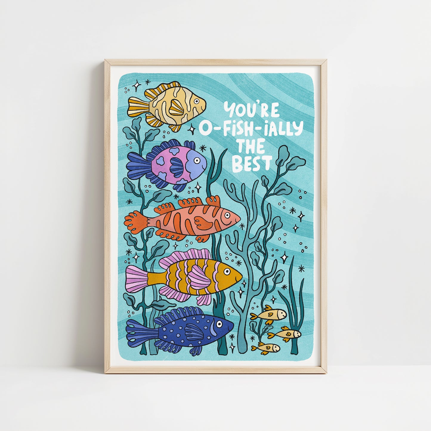 O-fish-ially the Best Art Print