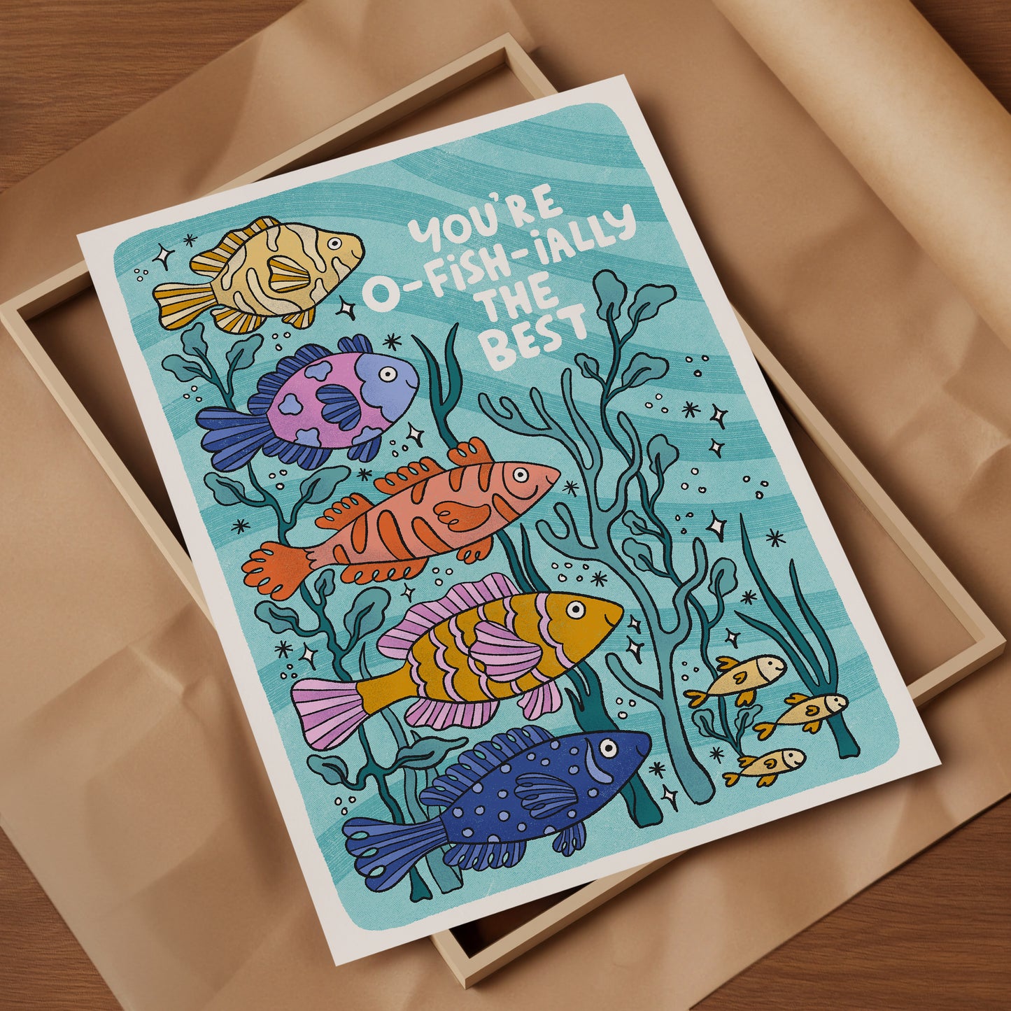 O-fish-ially the Best Art Print