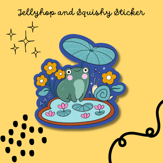 Jellyhop and Squishy Sticker