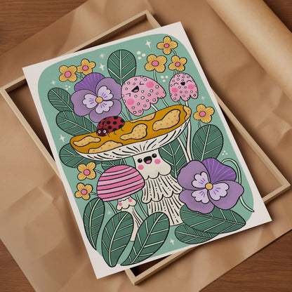 Feeling Mushy Art Print