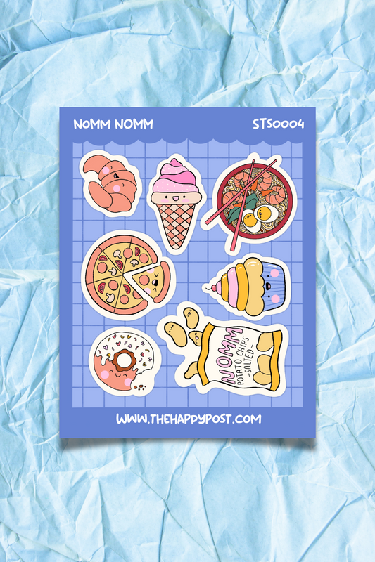 Nomm Nomm Sticker Sheet