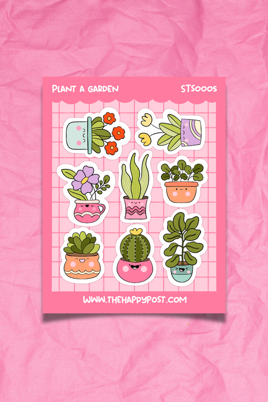 Plant a Garden Sticker Sheet