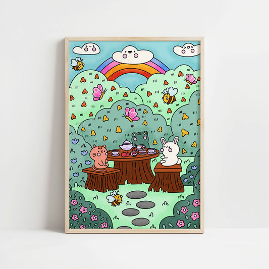 Tea Party Art Print