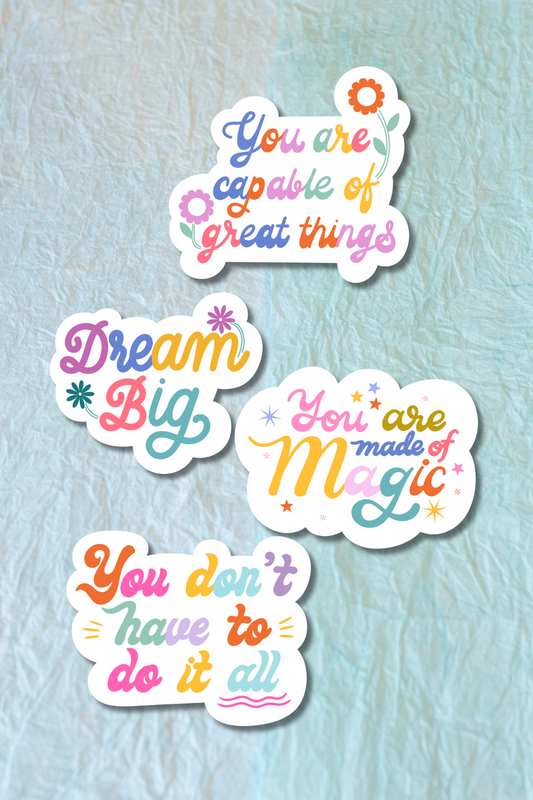 Words to Live By Sticker Pack